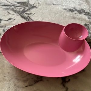 Large serving and dip platter